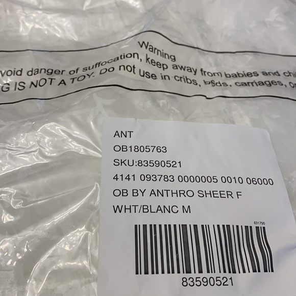 ANTHROPOLOGIE M SHEER SHORT-SLEEVE ORGANZA Coverup MAXI DRESS White $118 NWT Med - Picture 11 of 11